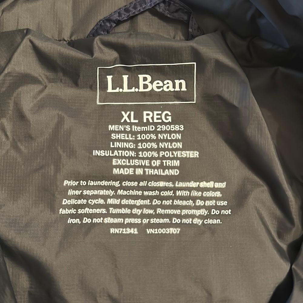 LL BEAN MENS JACKET